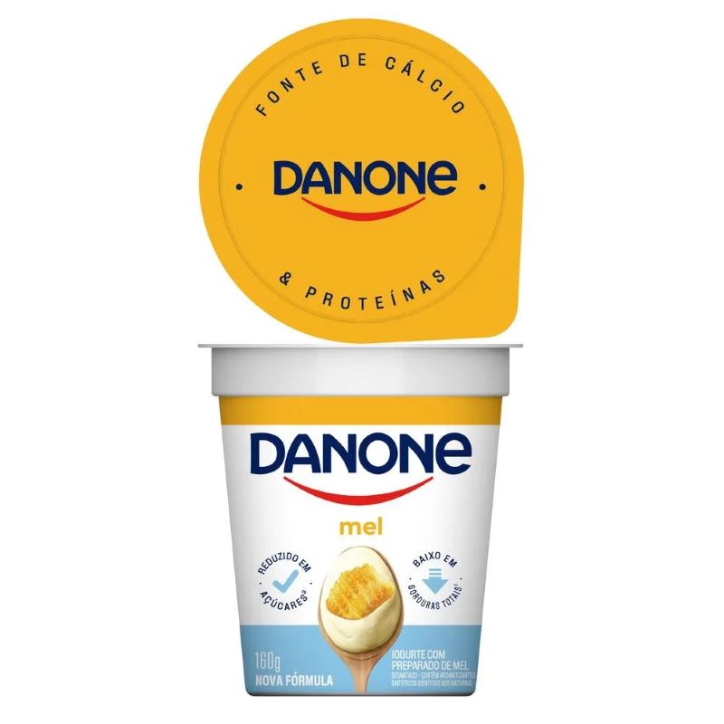Iogurte Natural Mel Danone 160g
